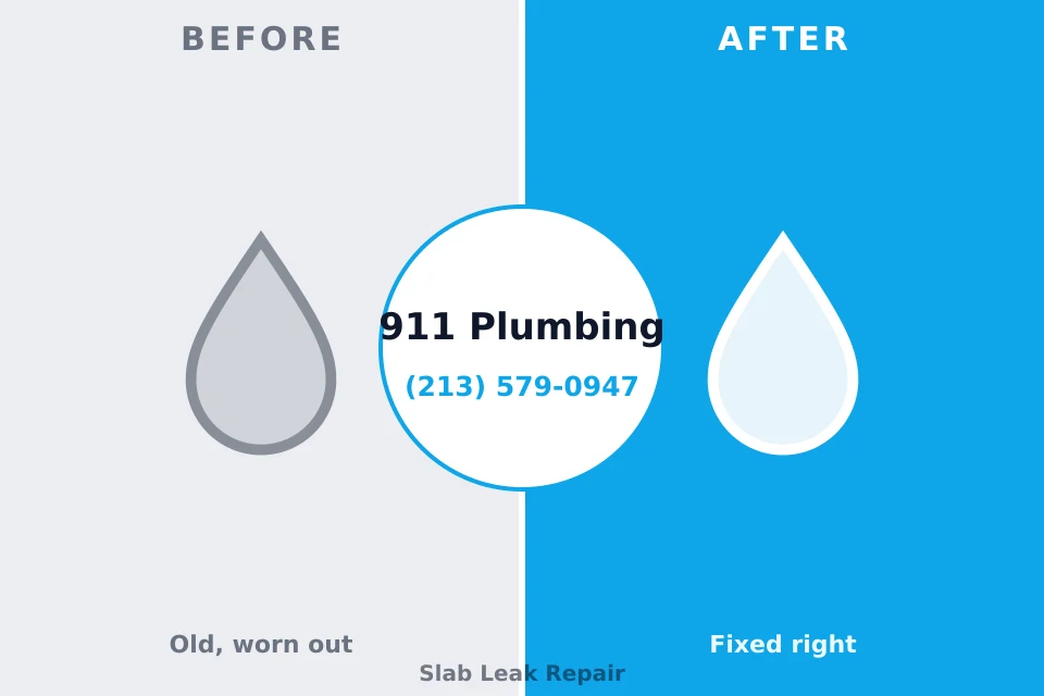 Before and after: plumbing repair South Lancaster, MA